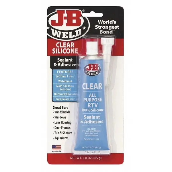 J-B Weld 31310 Clear All-Purpose RTV Silicone Sealant & Adhesive