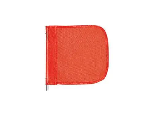 Checkers FS9024-O Replacement Warning Whip Flag 12 in x 11 in Orange