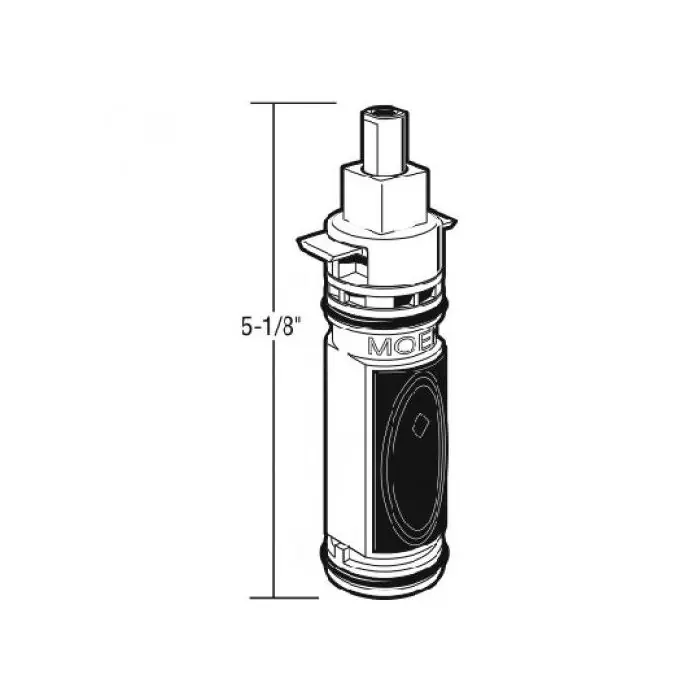 The Faucet Doctor 43021FD Cartridges 4-1/8 inch For Moen Posi-Temp