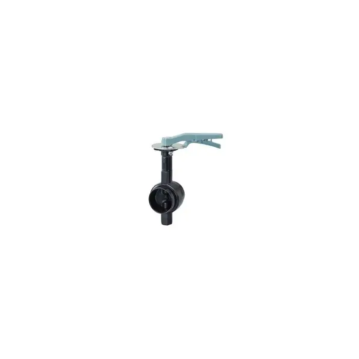 Kitz 4244L-500 5 Grooved Nylon Coated Ductile Iron EPDM Coated Disc Lever Butterfly Valve Lead Free