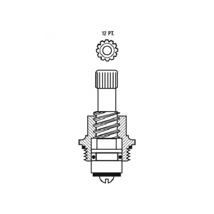 The Faucet Doctor 13803LFFD Stem 1-3/16 inch for Price Pfister Sink & Lavatory