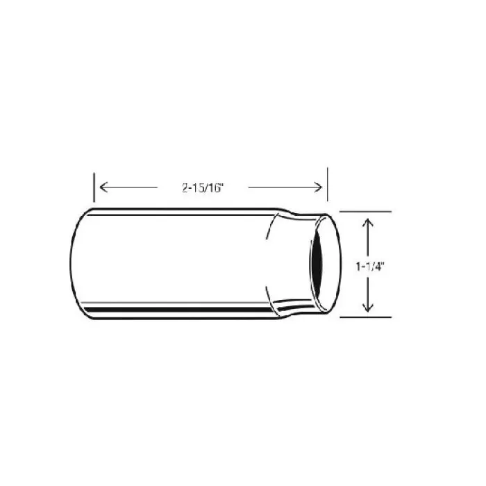 The Faucet Doctor 53000FD Escutcheon Tube 2-15/16 inch x 1-1/4 inch Replacement Parts
