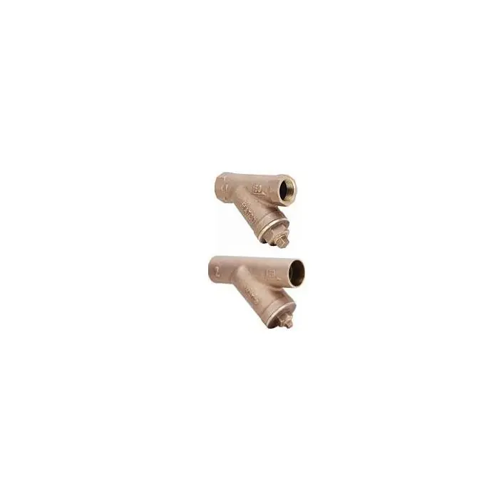 Matco V 145C07LF Lead Free Y Strainer - Bronze, with Brass Plug