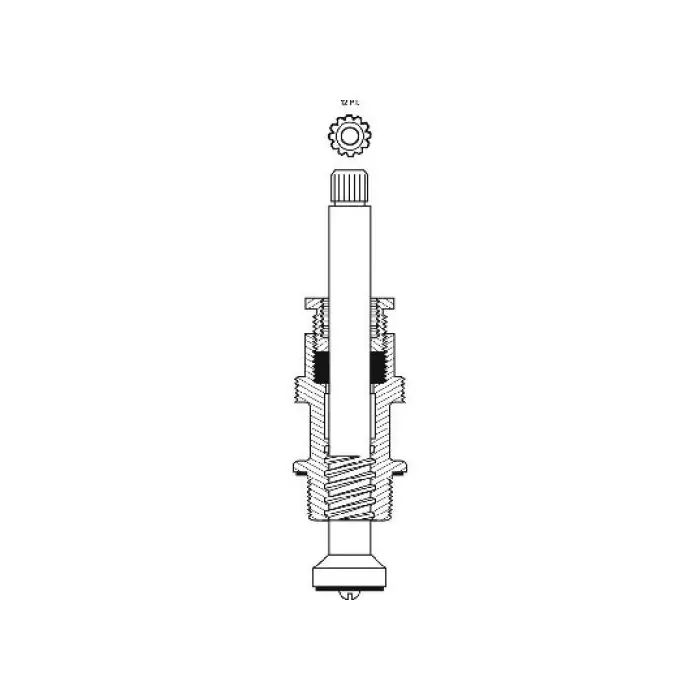 The Faucet Doctor 13817FD Short Stem 4-1/16 Inch For Price Pfister Old Style Tub