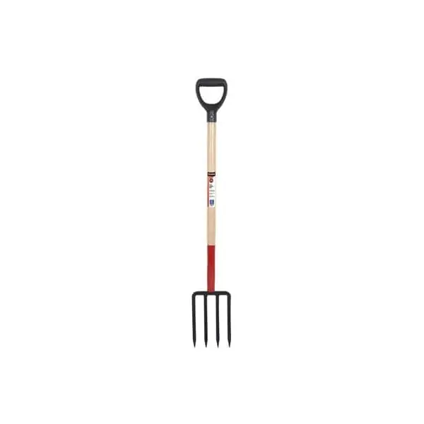True Temper 2812200 6-7/10 in. Forged Spading Fork with Hardwood Handle