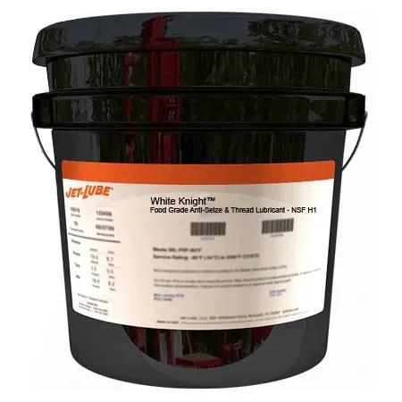 Jet-Lube 16423 White Knight Food Grade Anti-Seize Compound 1 gal