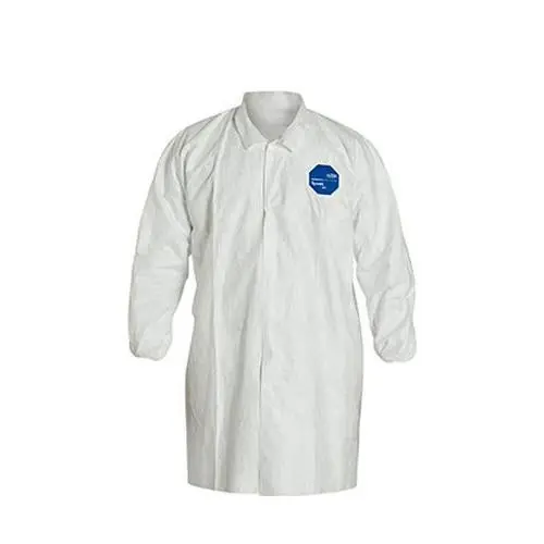 DuPont D13493843 Tyvek Lab Coats No Pockets Knee Length 4X-Large