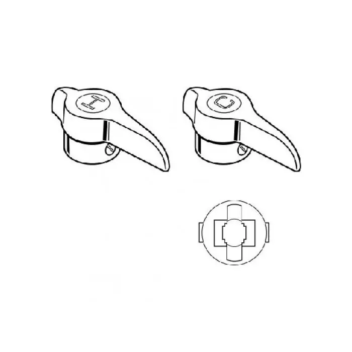 The Faucet Doctor 20040FD Metal Vice Grip Lever Handles Fit-All