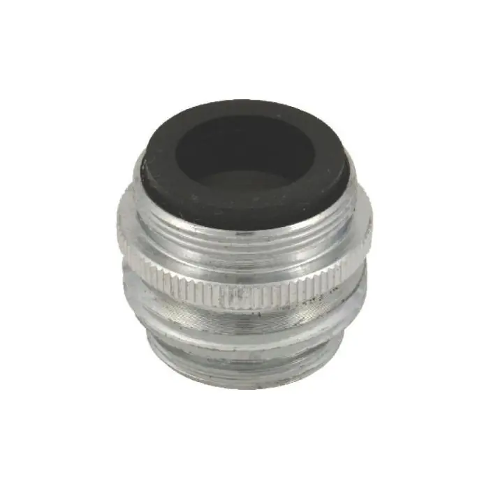 The Faucet Doctor 70021LFFD Garden Hose Dual Thread Adapter 15/16 inch Male to 55/64 inch Female