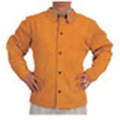 Best Welds 902-Q-1-M Split Cowhide Leather Welding Jacket Medium