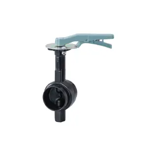 Kitz 4244L-200 2 Grooved Nylon Coated Ductile Iron EPDM Coated Disc Lever Butterfly Valve Lead Free