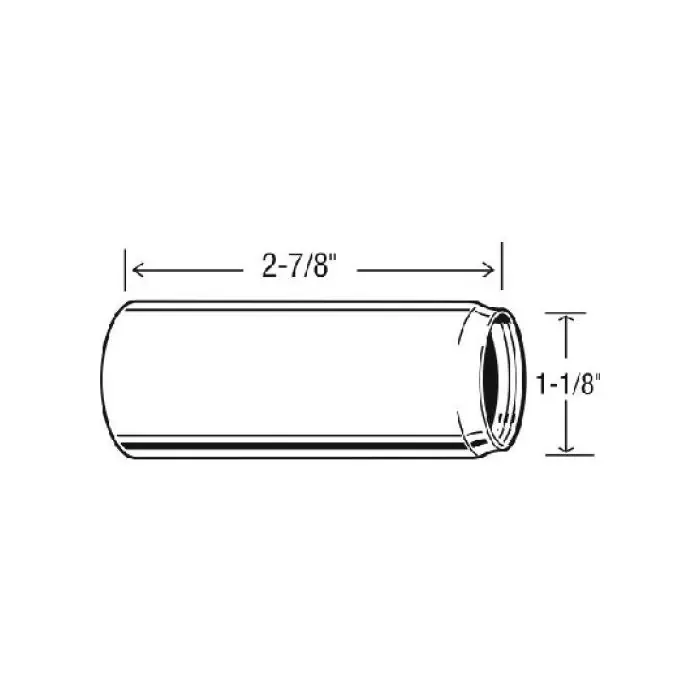 The Faucet Doctor 52500FD Escutcheon Tube 2-7/8 inch x 1-1/8 inch For Sayco Tub & Shower