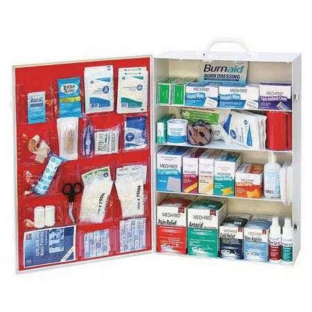 Medi-First 734ANSI First Aid Kit Four-Shelf ANSI-B Cabinet