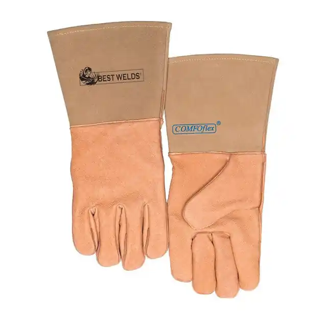 Best Welds 902-250GC Specialty Welding Gloves Large Gold