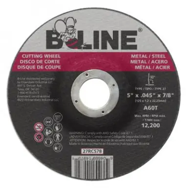 B-Line Abrasives 903-27RC578 Depressed Center Cutting Wheel 5 inches
