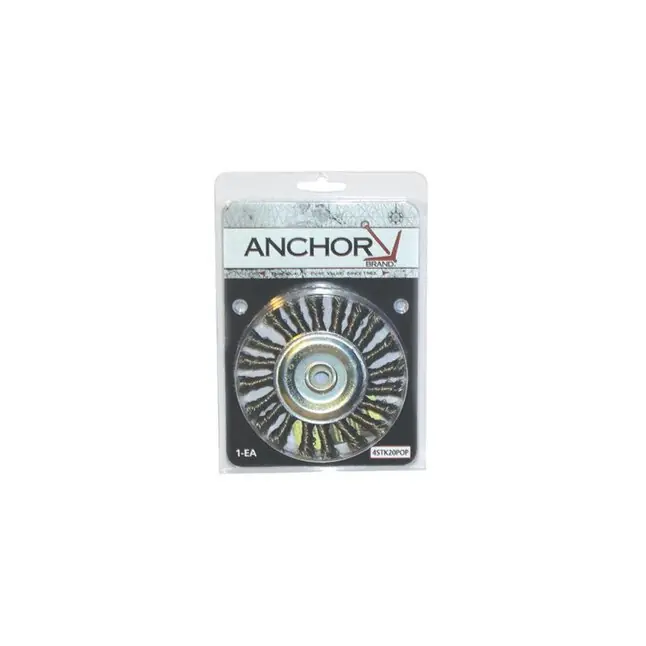 Anchor Brand 102-R4S58S Stringer Bead Wheel Brush 4 Inches Diameter
