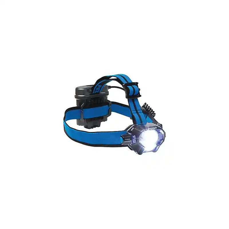 Pelican 027800-0000-110 Headlamp 430 Lumens (Black/Blue)