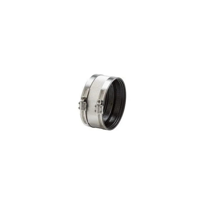 Mission Rubber 1802024 Cast Iron Coupling DWV No-Hub 2 inch x 1-1/2 inch