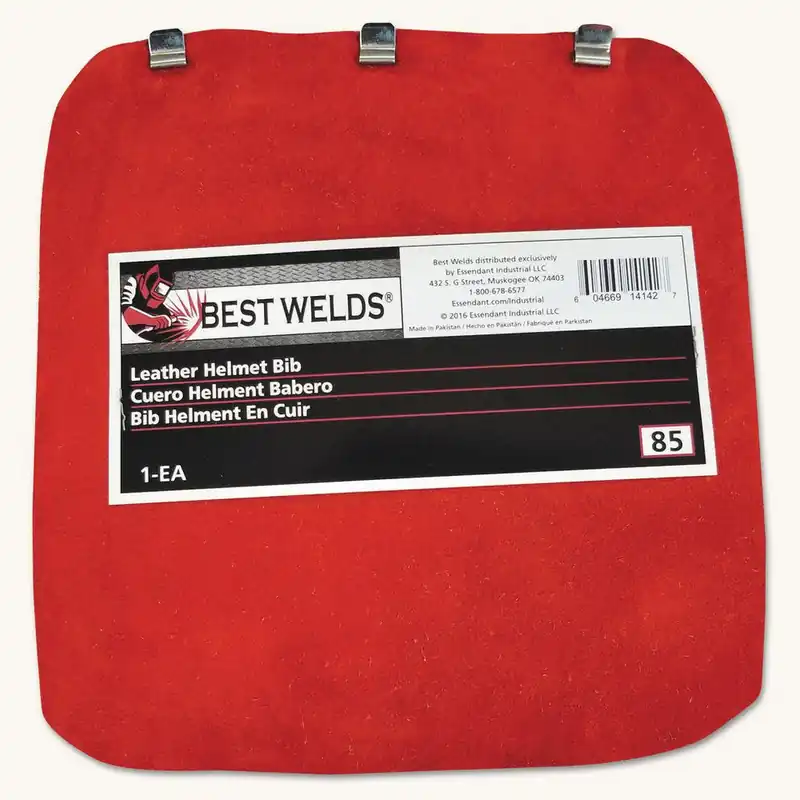 Best Welds 902-85 Leather Helmet Bib 8 in x 8 in
