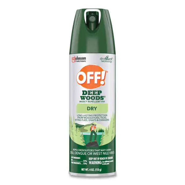 SC Johnson 315652 OFF! Deep Woods Aerosol Insect Repellent 4 oz