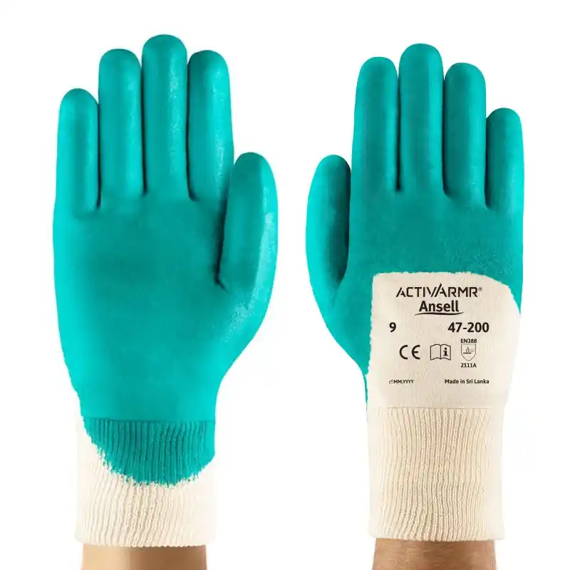 ActivArmr 205931 47-200 Nitrile-Coated Gloves Size 8