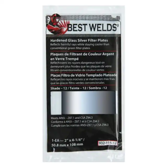 Best Welds 901-932-117-9 Glass Silver Mirror Filter Plate