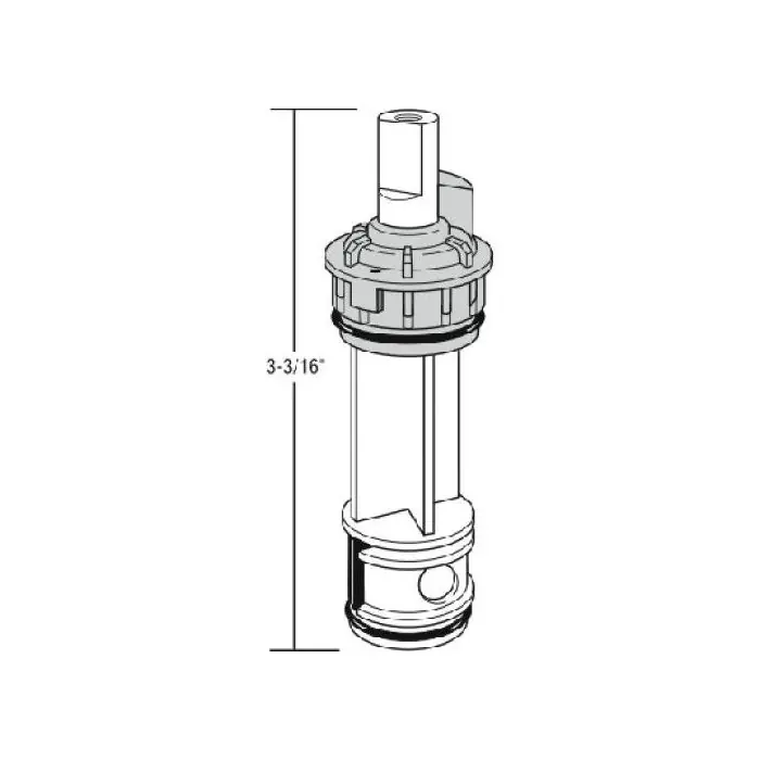 The Faucet Doctor 11604FD Diverter Stem 3-1/16 Inch For Delta Delex Old Style