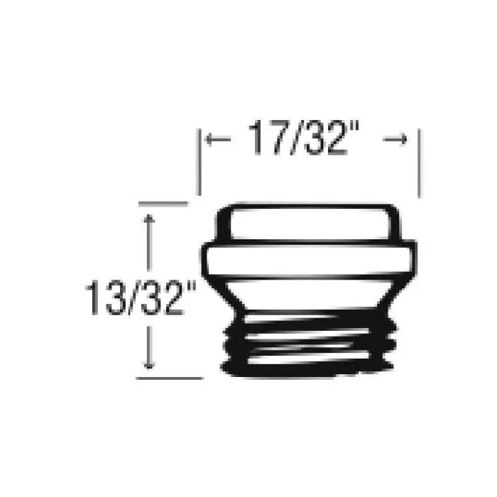 The Faucet Doctor 30020LFFD Bibb Seat 7/16 inch x 24T For American Standard