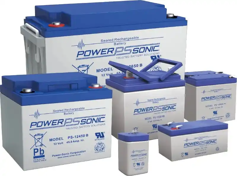 Power Sonic PS-665 PS Series 6V, 6.5Ah General Purpose Rechargeable SLA Battery, FP Terminals