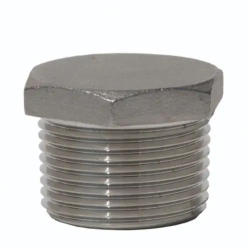 Approved Vendor P176883 Hex Head Pipe Plug, 1/8 in Nominal, MNPT End Style, 150 lb, 304/304L Stainless Steel