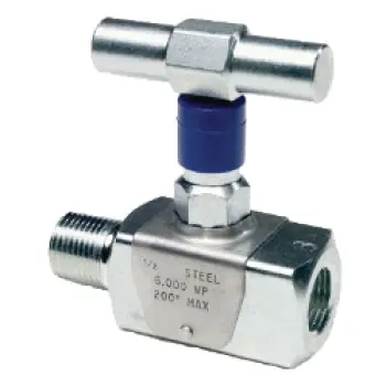 BALON N463MF 1/2 Inch Class 6000 Male x Female Carbon Steel Threaded Needle Valve