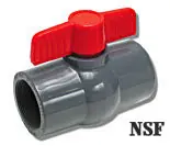 Matco V 770S10G 3 770G SCH 80 Gray PVC Ball Valve Solvent