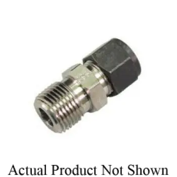 TYLOK SS-5-SMC-4 Stainless 5/16 CS Tube x 1/4 MNPT Straight, Single Ferrule System