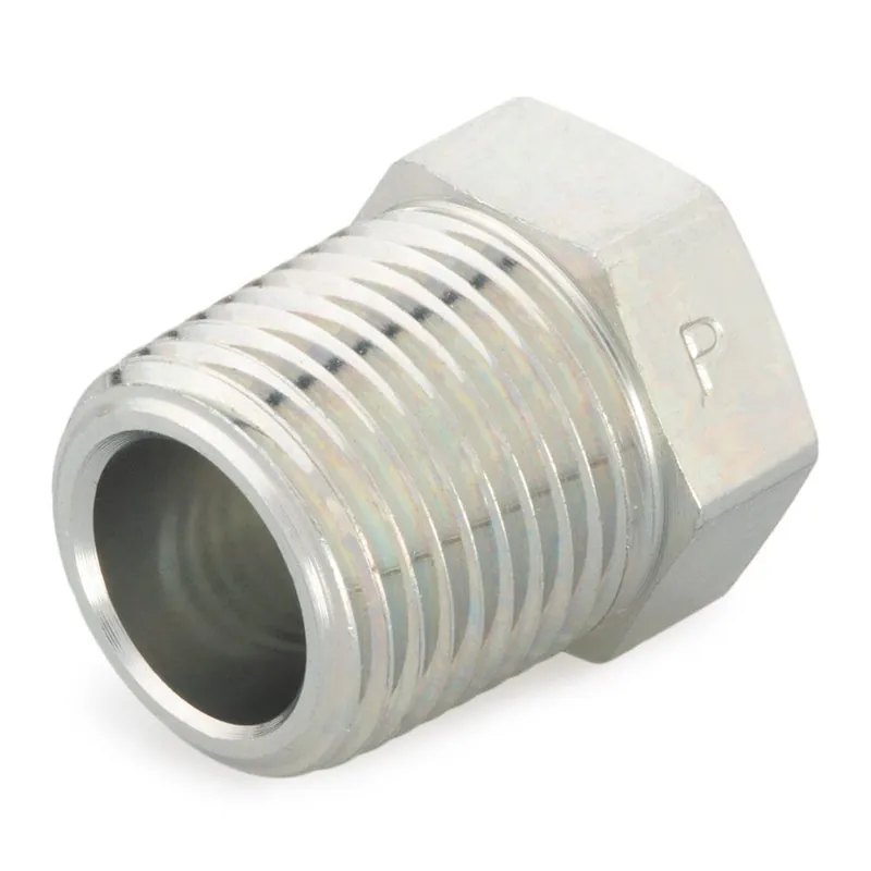 Parker 1/2 X 1/4 PTR-SS Pipe Fitting and Port Adapter, Stainless Steel