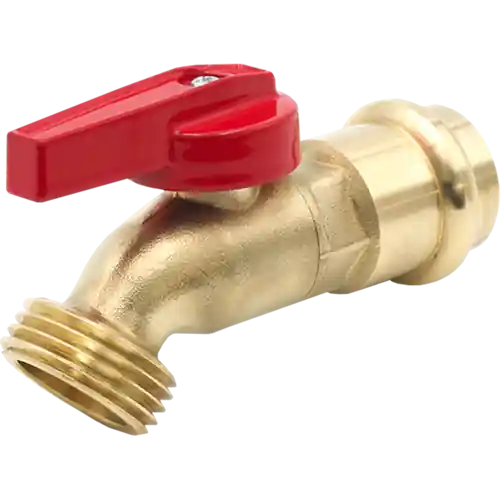 Legend 107-168PNL P-537NL LegendPress Quarter Turn Ball Type Hose Bibb Valve With Short Lever Handle Lead-Free Forged Brass 3/4 Press x 3/4 MGHT * CLEARANCE *