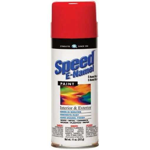 WILLIAMS IND 1314Z357 Zynolyte Speed E-Namel Spray Paint 6 Pack 10 Oz Chocolate Brown