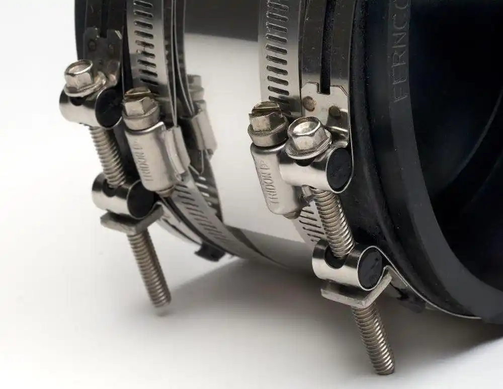 Fernco 5002-88RC 5002 RC Series Repair Coupling Clay x Cast Iron or Plastic 8 x 8 * CLEARANCE *