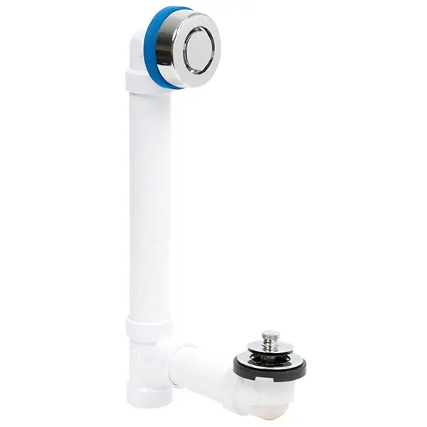 Oatey P9860CP True Blue PVC Bath Waste Full Kit, With Uni-Lift Stopper & Test Kit, Chrome * CLEARANCE *