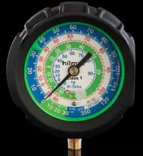 DIVERSITECH 1839086(AG1222134L) Analog Gauge, R12-22-134A, Low-Side (Blue) * CLEARANCE *