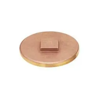 EVERFLOW COPR112 Brass Raised Head Clean Out Plug 1-1/2 * CLEARANCE *