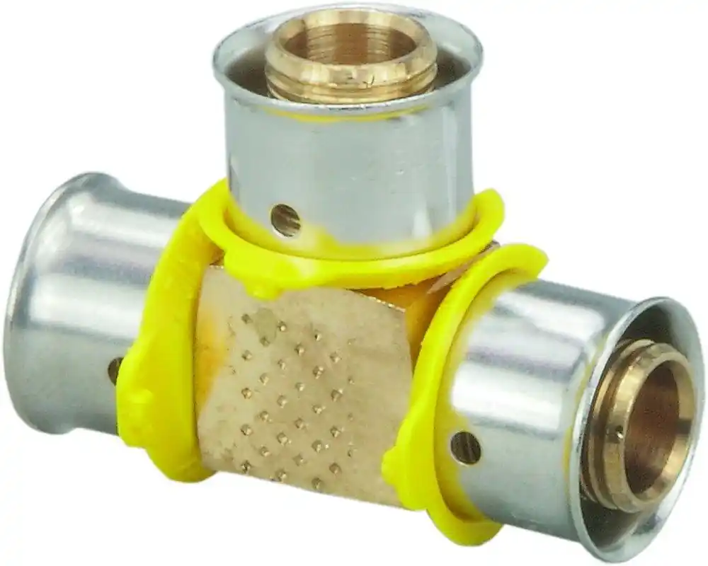VIEGA 94085 PEX Press Bronze Tee Lead-Free Press x Press x Press 1-1/2 x 1-1/2 x 1-1/4 * CLEARANCE *