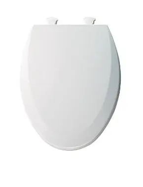 Church Seat Company EM30TM Beneke Series Closed Front Enameled Wood with Cover Plastic Hinges Elongated White * CLEARANCE *