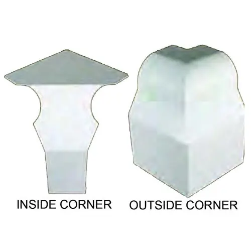 WEIL McLAIN 611-411-150 Therma Trim Boiler Baseboard Accessory End Cap With Hinge Right Hand 4 * CLEARANCE *