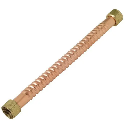 BrassCraft WB00-24N Copper-Flex Water Heater Connector, 7/8 OD Tube, 3/4 FIP x 3/4 FIP, 24 Length * CLEARANCE *