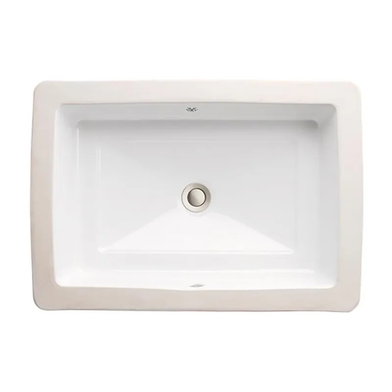 DXV BY AMERICAN STANDARD D20050000.415 Pop Rectangle Undercounter Bathroom Sink Canvas White 20-7/8 x 14-5/8 x 7-1/2 * CLEARANCE *
