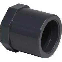 Charlotte 837-292 PVC (Schedule 80) 8107 Series Reducer Bushing, Flush Style, SPG x S, 2-1/2 x 2 * CLEARANCE *
