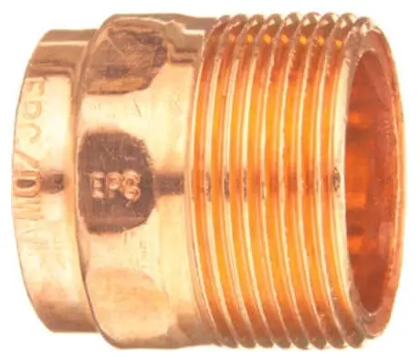 ELKHART 10046040 304 Series Wrot Copper DWV Male Adapter C x M 2