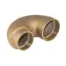 Elkhart 10047582 Cast Brass DWV Trap Return Bend C x C 2 * CLEARANCE *