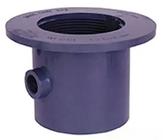 SIOUX CHIEF 842-84PT Commercial Drain Trap Primer Adapter FIP Thread x PVC (Sch. 40) Hub 4 * CLEARANCE *
