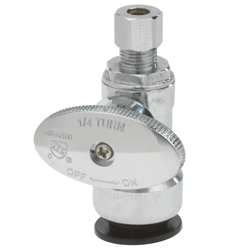 WATTS LFQC894S(0147002) KwikStop 1/4 Turn Straight Water Supply Stop With Quick-Connect Lead Free 1/2 x 3/8 * CLEARANCE *